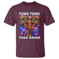 Tung Tung Sahur Italian Brainrot 4th Of July Meme T Shirt