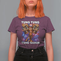 Tung Tung Sahur Italian Brainrot 4th Of July Meme T Shirt For Women