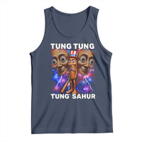 Tung Tung Sahur Italian Brainrot 4th Of July Meme Tank Top