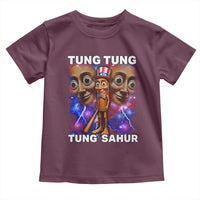 Tung Tung Sahur Italian Brainrot 4th Of July Meme Toddler T Shirt