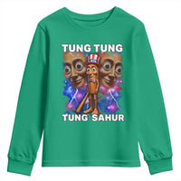Tung Tung Sahur Italian Brainrot 4th Of July Meme Youth Sweatshirt