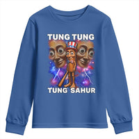 Tung Tung Sahur Italian Brainrot 4th Of July Meme Youth Sweatshirt