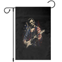Abraham Lincoln Playing Guitar 4th of July Garden Flag