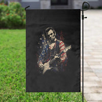 Abraham Lincoln Playing Guitar 4th of July Garden Flag
