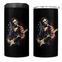 Abraham Lincoln Playing Guitar 4th of July 4 in 1 Can Cooler Tumbler