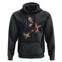 Abraham Lincoln Playing Guitar 4th of July Hoodie