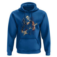 Abraham Lincoln Playing Guitar 4th of July Hoodie