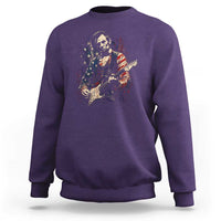 Abraham Lincoln Playing Guitar 4th of July Sweatshirt