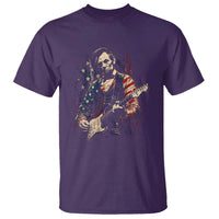 Abraham Lincoln Playing Guitar 4th of July T Shirt