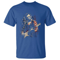 Abraham Lincoln Playing Guitar 4th of July T Shirt