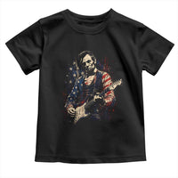 Abraham Lincoln Playing Guitar 4th of July Toddler T Shirt