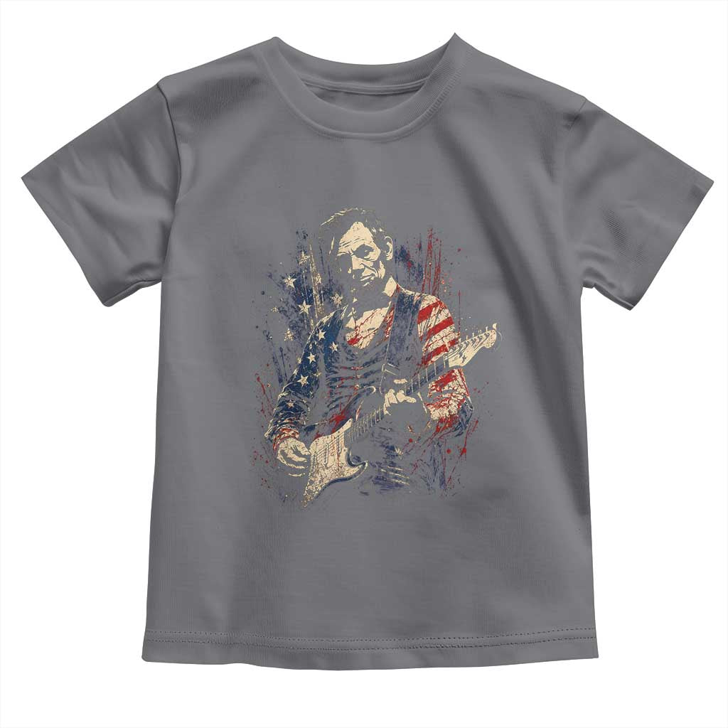 Abraham Lincoln Playing Guitar 4th of July Toddler T Shirt