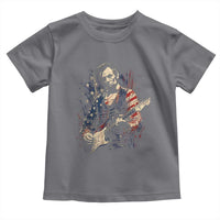 Abraham Lincoln Playing Guitar 4th of July Toddler T Shirt