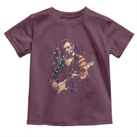 Abraham Lincoln Playing Guitar 4th of July Toddler T Shirt
