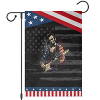 Abraham Lincoln Playing Guitar 4th of July Patriotic Garden Flag