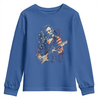 Abraham Lincoln Playing Guitar 4th of July Youth Sweatshirt