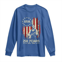 America's 250th Abraham Lincoln Playing Guitar Long Sleeve Shirt