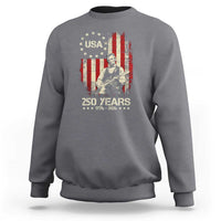 America's 250th Abraham Lincoln Playing Guitar Sweatshirt