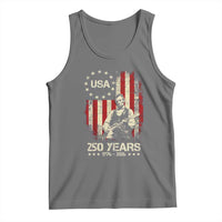 America's 250th Abraham Lincoln Playing Guitar Tank Top
