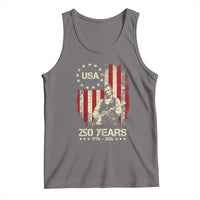 America's 250th Abraham Lincoln Playing Guitar Tank Top