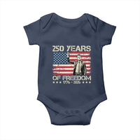 America 250 Years Baby Onesie Charlie Kirk American Flag Freedom