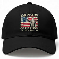 America 250 Years Baseball Cap Charlie Kirk American Flag Freedom