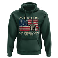 America 250 Years Hoodie Charlie Kirk American Flag Freedom