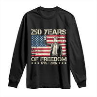America 250 Years Long Sleeve Shirt Charlie Kirk American Flag Freedom