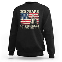 America 250 Years Sweatshirt Charlie Kirk American Flag Freedom