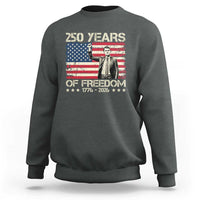 America 250 Years Sweatshirt Charlie Kirk American Flag Freedom