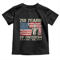 America 250 Years Toddler T Shirt Charlie Kirk American Flag Freedom