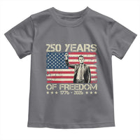 America 250 Years Toddler T Shirt Charlie Kirk American Flag Freedom