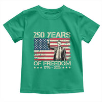 America 250 Years Toddler T Shirt Charlie Kirk American Flag Freedom