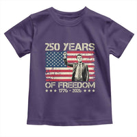 America 250 Years Toddler T Shirt Charlie Kirk American Flag Freedom