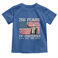 America 250 Years Toddler T Shirt Charlie Kirk American Flag Freedom