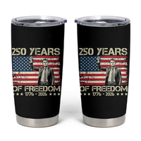 America 250 Years Tumbler Cup Charlie Kirk American Flag Freedom