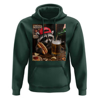 Patriotic USA Raccoon Drinking Beer Hoodie 4th of July Meme