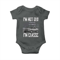 I'm Not Old I'm Classic Baby Onesie Retro American Muscle Car Classic USA