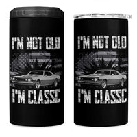 I'm Not Old I'm Classic 4 in 1 Can Cooler Tumbler Retro American Muscle Car Classic USA