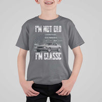 I'm Not Old I'm Classic T Shirt For Kid Retro American Muscle Car Classic USA