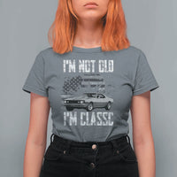 I'm Not Old I'm Classic T Shirt For Women Retro American Muscle Car Classic USA