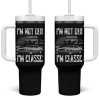 I'm Not Old I'm Classic Tumbler With Handle Retro American Muscle Car Classic USA