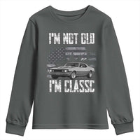 I'm Not Old I'm Classic Youth Sweatshirt Retro American Muscle Car Classic USA