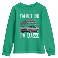 I'm Not Old I'm Classic Youth Sweatshirt Retro American Muscle Car Classic USA