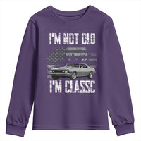 I'm Not Old I'm Classic Youth Sweatshirt Retro American Muscle Car Classic USA