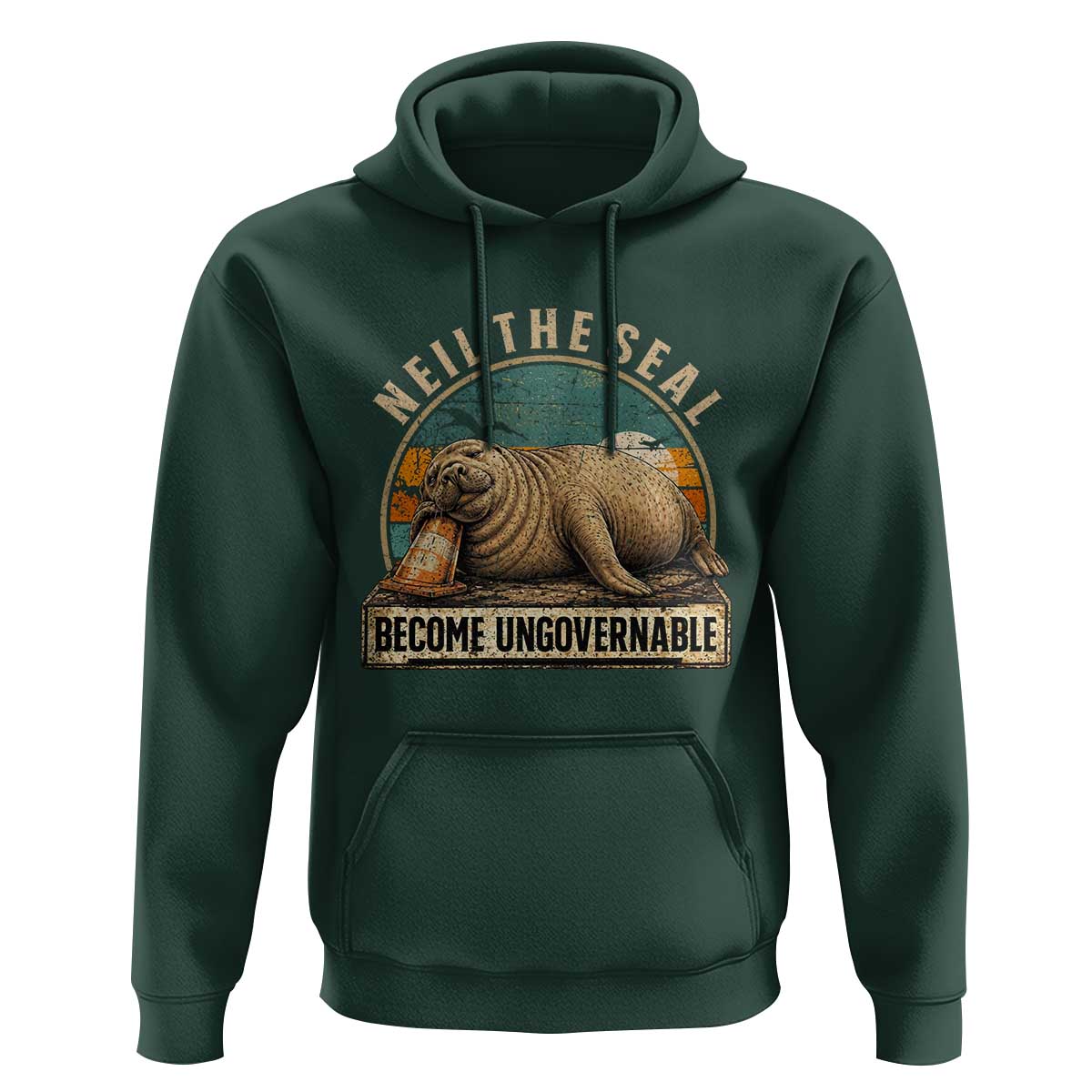 Neil The Seal Become Ungovernable Hoodie Funny Elephant Seal Meme