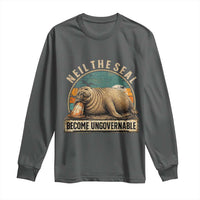 Neil The Seal Become Ungovernable Long Sleeve Shirt Funny Elephant Seal Meme