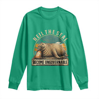 Neil The Seal Become Ungovernable Long Sleeve Shirt Funny Elephant Seal Meme