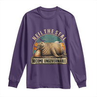 Neil The Seal Become Ungovernable Long Sleeve Shirt Funny Elephant Seal Meme