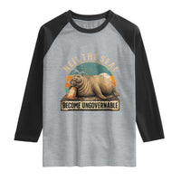 Neil The Seal Become Ungovernable Raglan Shirt Funny Elephant Seal Meme